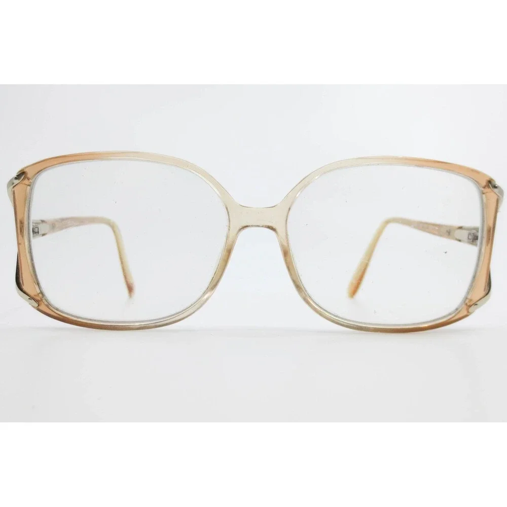 Zyloware Hollywood by Sophia Loren 097 Peach Gold Square Eyeglass Frames 140mm